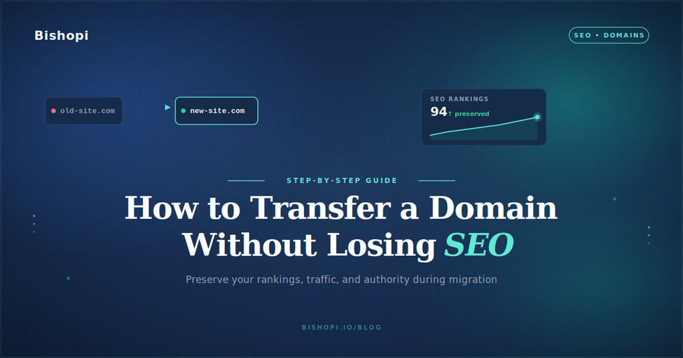 How to Transfer a Domain Without Losing SEO (Step-by-Step)