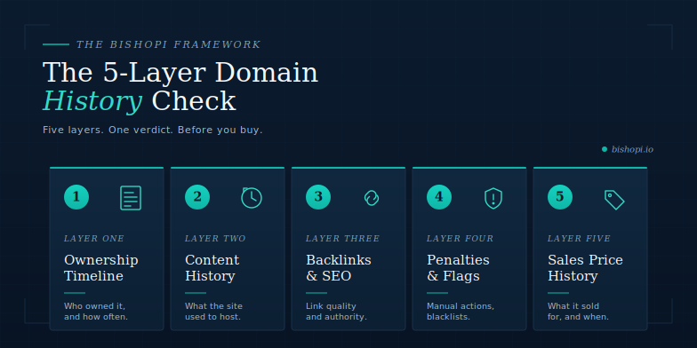 Domain history checks