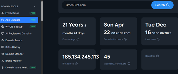 Domain Trust signals