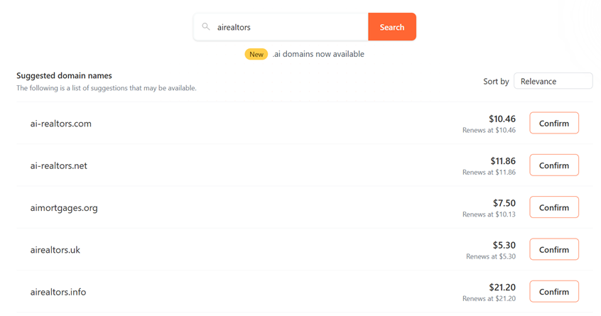 Domain research