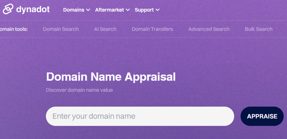 Dynadot Domain Appraisal