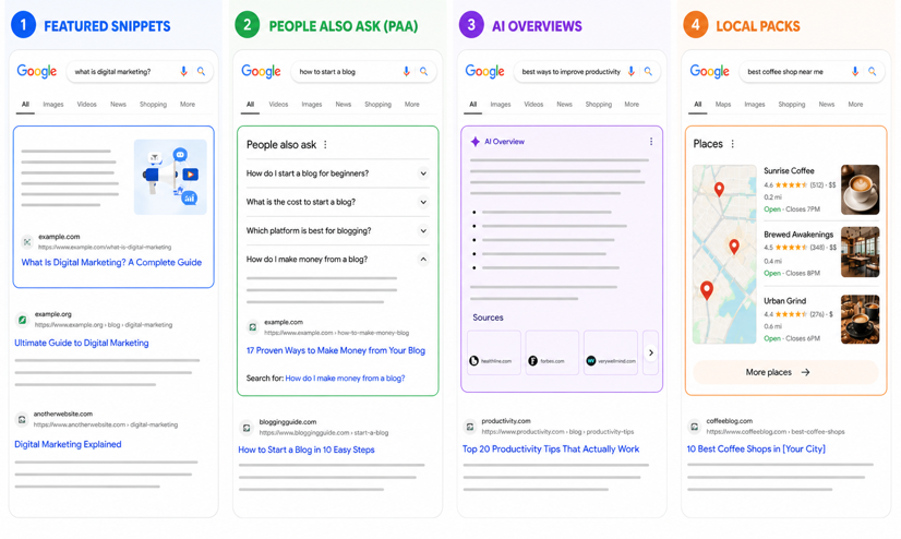 Featured snippets