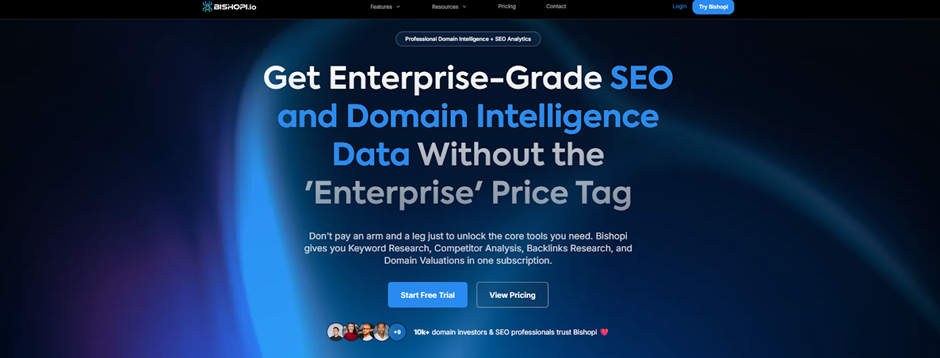 Bishopi Competitor analysis Tool