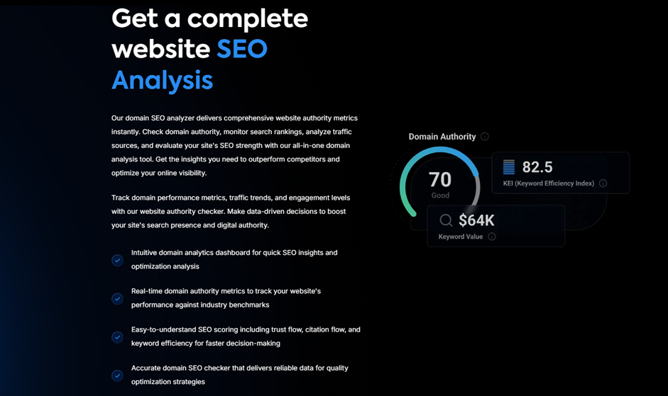 Complete SEO analysis